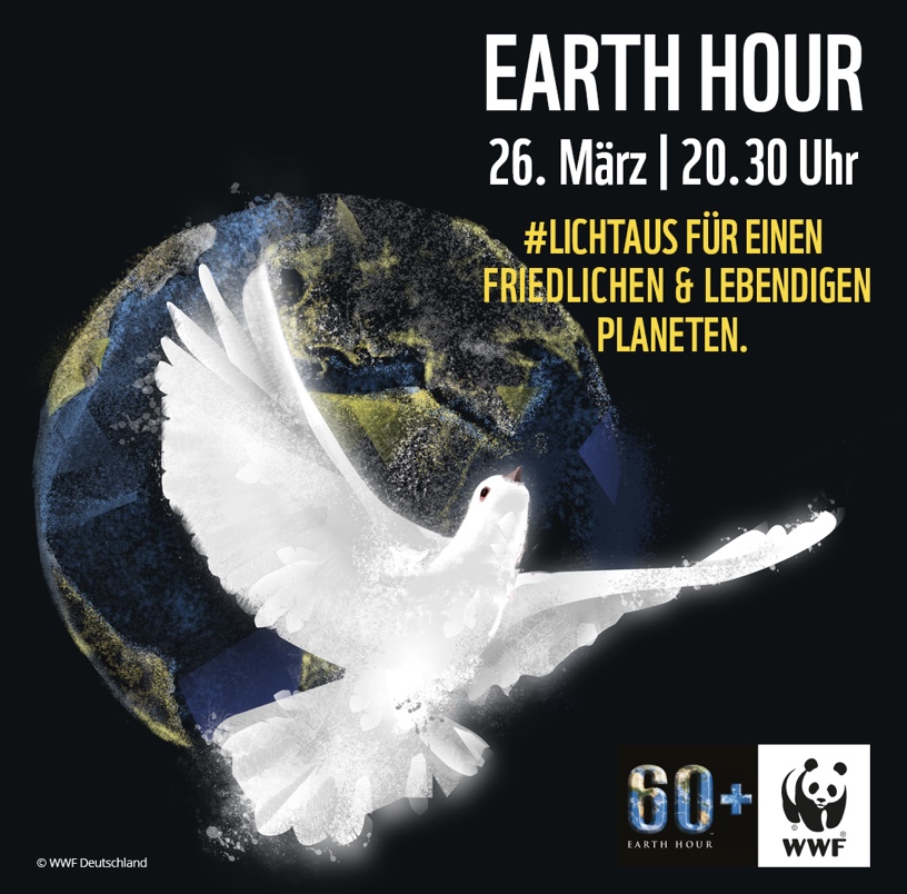 22.03.2022 – Licht aus für Frieden und Klimaschutz